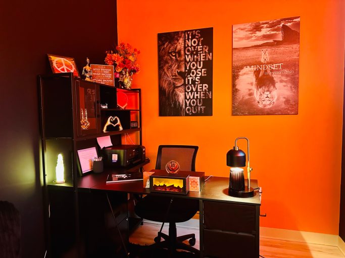 Sober Friends office desk